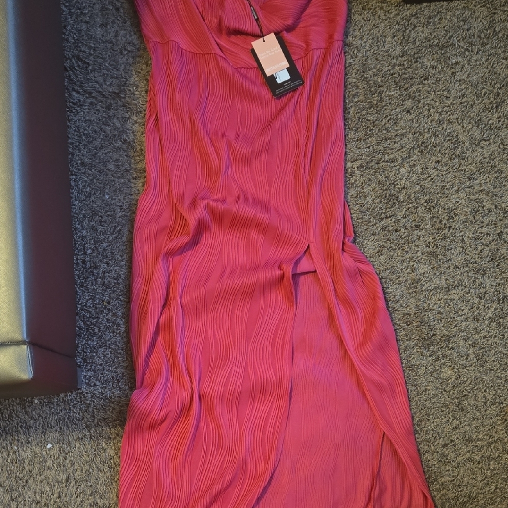 PrettyLittleThing Pink Midi Dress - Picture 5 of 9